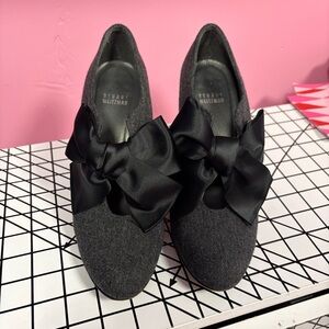Stuart Weitzman Bouffant grey booties